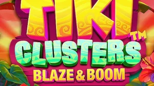 Tiki Clusters Blaze & Boom slot game interface