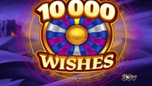 Tampilan visual slot 10000 Wishes dengan elemen fantasi yang kental
